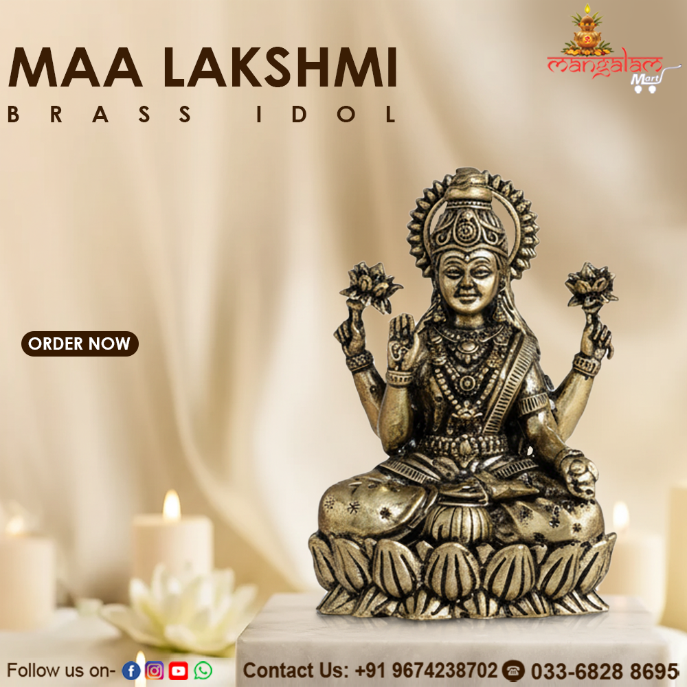 Maa Lakshmi Brass Ido