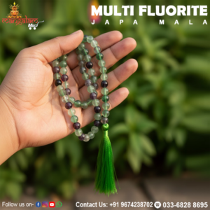Multi Fluorite Japa Mala