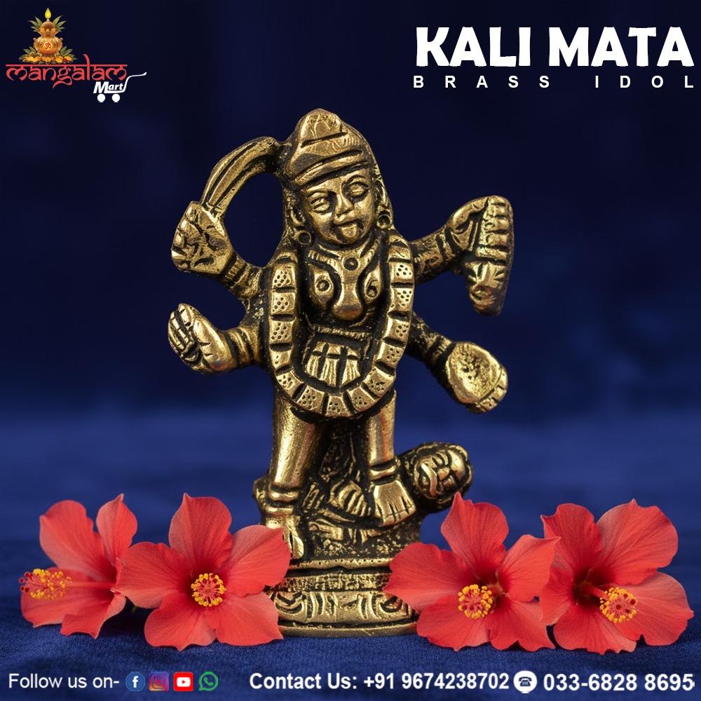 Kali Mata Brass Idol