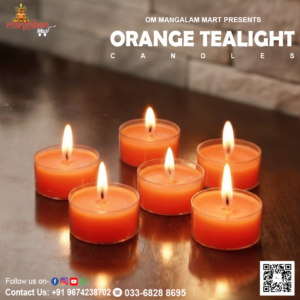 Orange Tealight Candles