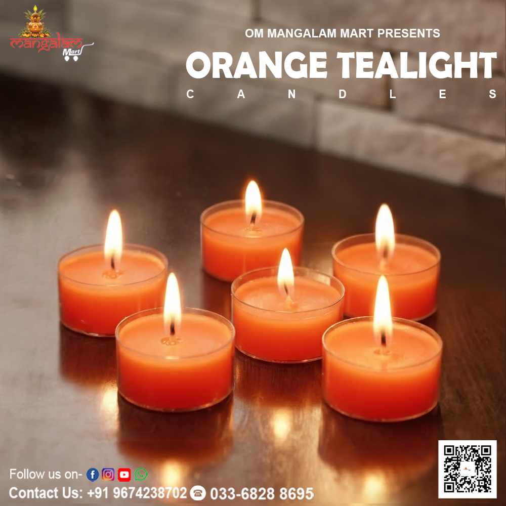 Orange Tealight Candles